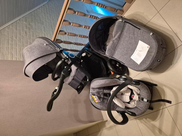 Stokke complete 3 - in - 1 kinderwagen, Kinderen en Baby's, Buggy's, Zo goed als nieuw, Maxi-Cosi, Verstelbare rugleuning, Ophalen