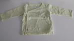 Wit/gele gestreepte (dikke katoen/warm) t-shirt maat 68, Kinderen en Baby's, Babykleding | Maat 68, Jongetje of Meisje, Ophalen of Verzenden