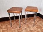 vintage , Set van 2 krukjes., Huis en Inrichting, Krukjes, Ophalen, Gebruikt