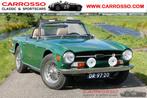 Triumph TR6 / body-off restored / spoke wheels, Autos, Triumph, Beige, Entreprise, Cabriolet, Vert