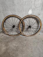 Mavic Aksium Race velgenset rimbrake + Schwalbe Lugano 2, Gebruikt, Racefiets, Mavic, Ophalen