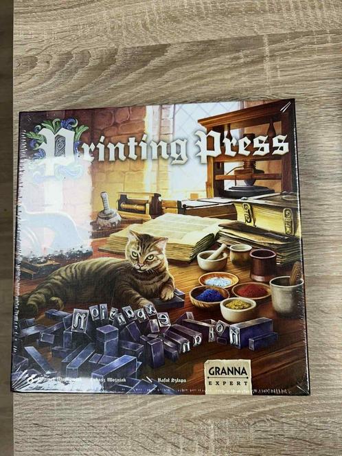 Printing Press - Bordspel, Hobby en Vrije tijd, Gezelschapsspellen | Bordspellen, Zo goed als nieuw, Ophalen of Verzenden