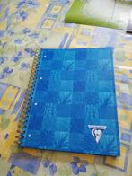 Cahier Clairefontaine a spirales Carreaux. 160 p. Neuf., Divers, Fournitures scolaires, Comme neuf, Enlèvement ou Envoi