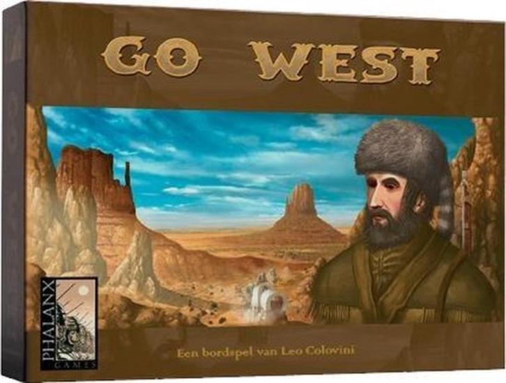 Bordspel: Go West!, Hobby en Vrije tijd, Gezelschapsspellen | Bordspellen, Zo goed als nieuw, Een of twee spelers, Drie of vier spelers