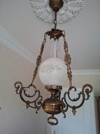 Te koop  bronzen luster, Antiek en Kunst, Antiek | Verlichting, Ophalen