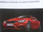 BMW M4 Coupe & Cabrio & Competition Pack 02-2018 brochure, Boeken, Auto's | Folders en Tijdschriften, Verzenden, BMW