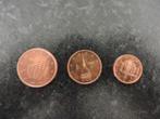 1, 2, 5 cent Italië 2002 (uncirculated), Postzegels en Munten, Munten | Europa | Euromunten, Ophalen of Verzenden, Italië, 5 cent
