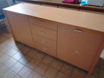 Buffet couleur hêtre 185x55x85 cm, Maison & Meubles, Avec tiroir(s), 150 à 200 cm, Enlèvement, Utilisé