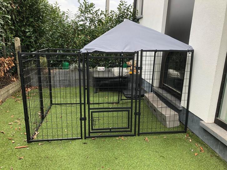 Honden kennel / hok / bench voor binnen + buiten, Dieren en Toebehoren, Hondenhokken, Zo goed als nieuw, Hondenkennel, Ophalen