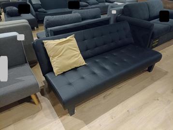 Slaapbanken NIEUW in zwart Lederlook NU PROMO + Levering beschikbaar voor biedingen