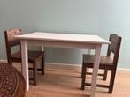table enfant + 2 chaises en bois, Kinderen en Baby's, Kinderkamer | Tafels en Stoelen, Ophalen, Zo goed als nieuw, Tafel(s) en Stoel(en)