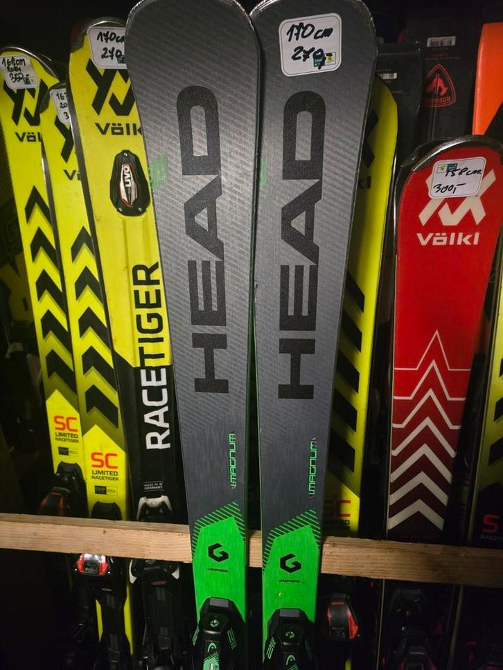 TÊTE SUPERSHAPE I.MAGNUM 170 cm, Sports & Fitness, Ski & Ski de fond, Comme neuf, Skis, Head, Carving, 160 à 180 cm, Enlèvement ou Envoi