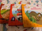 Clés du savoir 3x livres Dino pompier animaux, Ophalen of Verzenden, Zo goed als nieuw, 2 tot 3 jaar