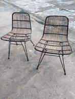2 vintage rotan stoelen.... perfecte staat....0478028005, Ophalen of Verzenden, Zo goed als nieuw