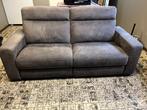 Elektrische tweezits, relaxbank van leer., Ophalen, Zo goed als nieuw, Stof