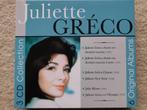 Juliette Gréco: 6 original albums - 3 cd's, Zo goed als nieuw, Ophalen