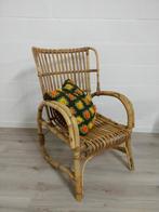 Vintage midcentury rotan lounge stoel, Ophalen