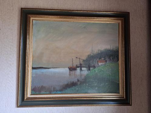 Schilderij Fritz Bosteels Hamme Driegoten, Antiek en Kunst, Kunst | Schilderijen | Klassiek, Ophalen