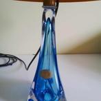 Val saint lambert tafellamp blauw van 1958  doe een bod, Enlèvement
