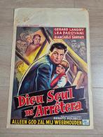 Filmaffiche Dieu seul m'arrêtera 1957, Verzamelen, Posters, Ophalen of Verzenden