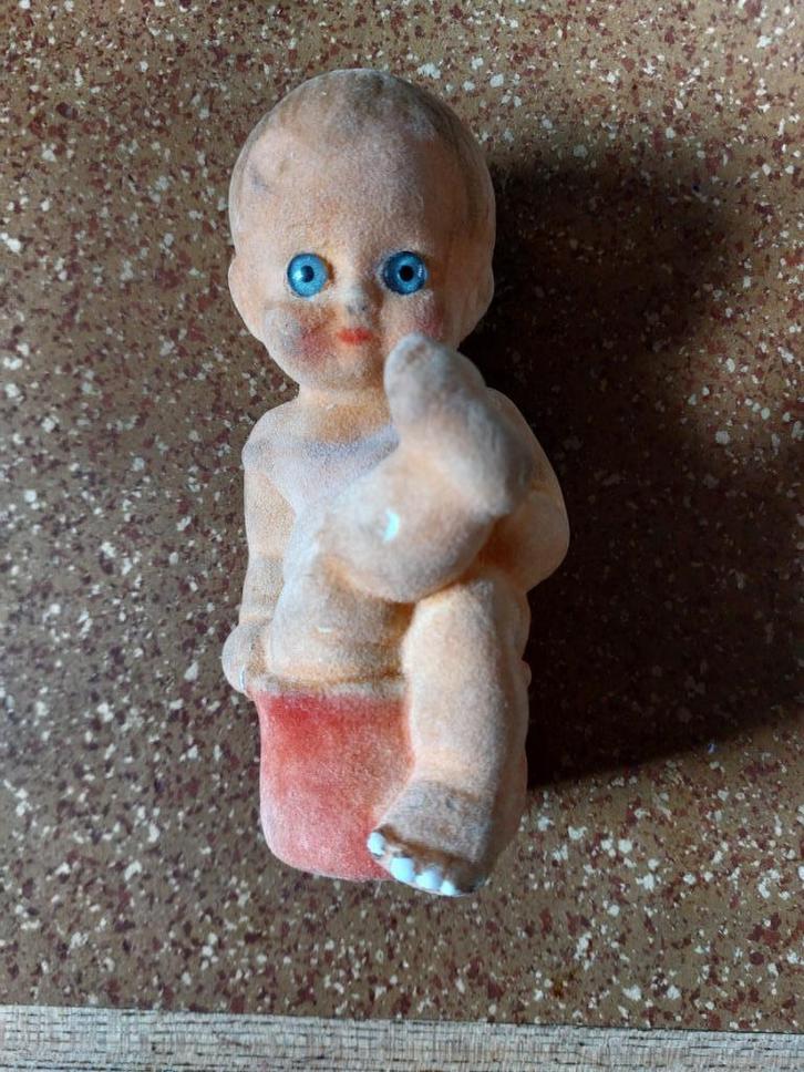 Baby op potje Spaarpot, Verzamelen, Spaarpotten, Gebruikt, Ophalen of Verzenden