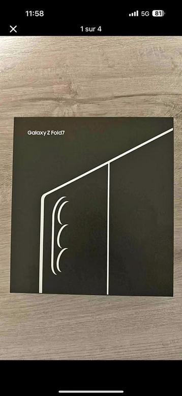 Samsung Z Fold 7 256Gb, Enlèvement, Comme neuf