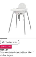 Chaise haute Ikea Antilop pour enfant avec tablette, Comme neuf, Enlèvement