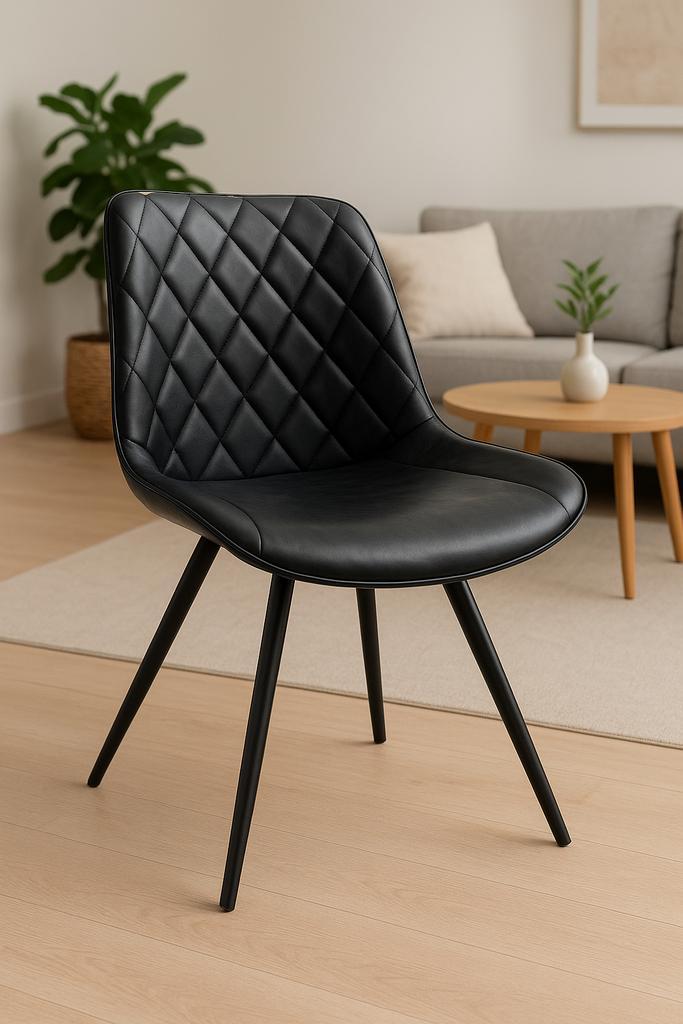 10 x moderne eetkamer stoelen, Huis en Inrichting, Stoelen, Zo goed als nieuw, Zwart, Ophalen