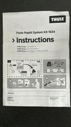 Thule Rapid System Kit 141634 Ford Fucus, Auto diversen, Dakdragers, Ophalen of Verzenden, Gebruikt