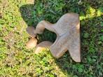 Klein houten beeldje, Tuin en Terras, Tuinbeelden, Ophalen of Verzenden, Zo goed als nieuw, Hout
