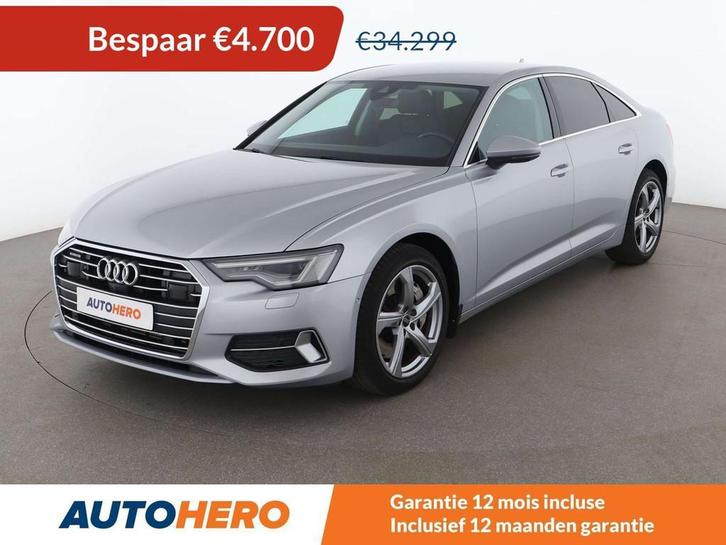 Audi A6 55 TFSI quattro Sport (bj 2018, automaat), Auto's, Audi, Te koop, A6, 360° camera, 4x4, ABS, Achteruitrijcamera, Adaptive Cruise Control