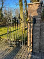 Poort met bijhorend hekwerk, Ophalen, Met poort, Gebruikt, Sierhekwerk