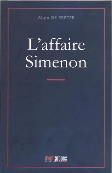 Alain de Preter == L'Affaire Simenon, Enlèvement ou Envoi, Neuf