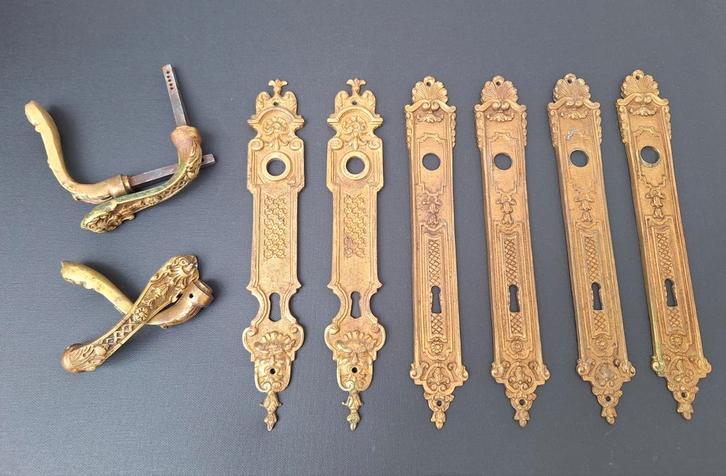 Antiek 19e eeuws deurbeslag herenhuizen, Antiek en Kunst, Antiek | Gereedschap en Instrumenten, Ophalen of Verzenden