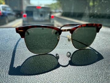 Zonnebril RayBan Havana Clubmaster (kleine krasjes) beschikbaar voor biedingen