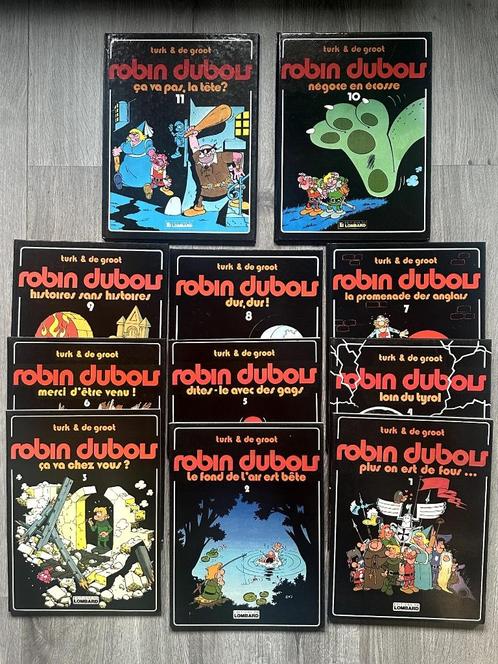 11 BDs de ROBIN DUBOIS (1 à 11) éditions 1979 à 1986 - 50€, Boeken, Stripverhalen, Zo goed als nieuw, Complete serie of reeks