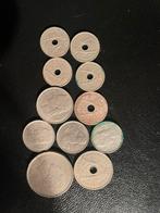Lot de 11 pièces belges anciennes,Francs & Centimes1920-1977, Timbres & Monnaies, Monnaies | Belgique, Enlèvement, Monnaie en vrac
