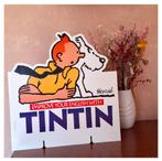 Kuifje ~ XL POS ✅ “Improve your english” 🇬🇧 Hergé, Verzamelen, Stripfiguren, Ophalen of Verzenden, Kuifje, Nieuw, Plaatje, Poster of Sticker