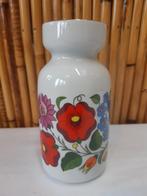 Vase peint à la main vintage 1960 Kalocsa 0333 Hungary, Enlèvement ou Envoi