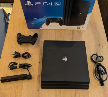 Playstation 4 PRO Console 2TB + Controller + Camera + kabels disponible aux enchères