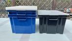 Stapelbare plastic bakjes met deksel, Doe-het-zelf en Bouw, Ophalen, Gebruikt, Minder dan 35 cm, Minder dan 50 cm