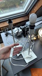 2 staande lampvoeten met schakelaar, Ophalen, Zo goed als nieuw