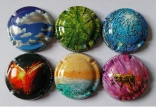 Champagne capsules Generieken Force de la nature (GC 234), Verzamelen, Complete verzamelingen en Collecties, Verzenden