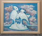 Charles DELPORTE, Les oiseaux du ciel, Antiek en Kunst, Ophalen of Verzenden