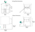 Kippenhok: Nestera Hoog model, Medium: OP VOORRAAD, Ophalen of Verzenden, Nieuw