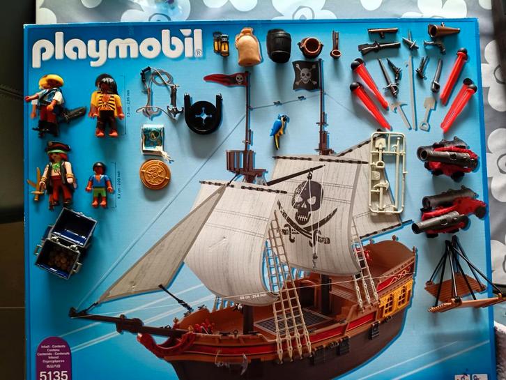 Playmobil Piratenschip 6000 Complete set, Kinderen en Baby's, Speelgoed | Playmobil, Complete set, Ophalen