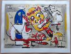 FRED BERVOETS / KUNSTMAP 3X3 / KLEURZEEFDRUK / 50x65cm / SIG, Antiek en Kunst, Ophalen of Verzenden