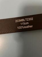 broeksriem Roberto Cerri (115cm), Kleding | Heren, Riemen en Ceintuurs, Bruin, Echt leder, Nieuw, Ophalen of Verzenden