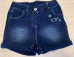 Short fille en jean bleu foncé avec imprimé - taille 86/neuf, Fille, Baby Club, Enlèvement ou Envoi, Pantalon