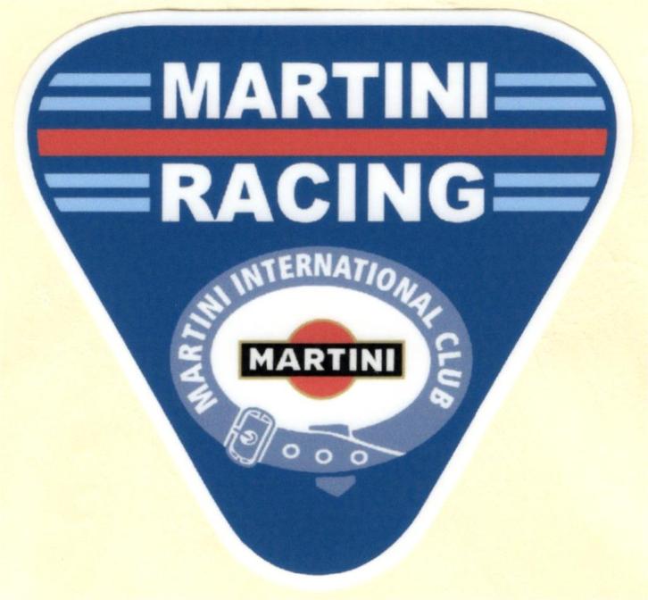 Martini Racing sticker #9, Motoren, Accessoires | Stickers, Verzenden